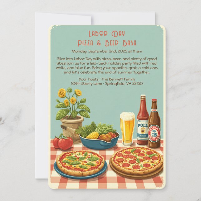 Invitation Pizza & Bière de la fête du Travail – P (Devant)