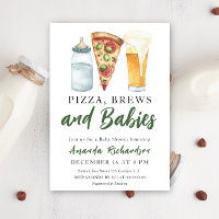 Pizza, bières et bébés - Baby Shower