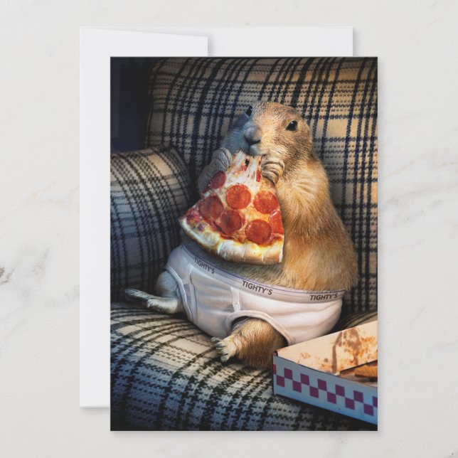 Invitation Pizza de chien des Prairies (Devant)