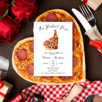 Pizza et Bière Parfait Partie d'engagement paire
