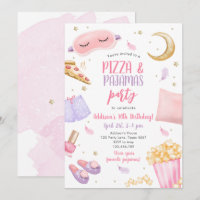 Pizza et pyjamas couchette fête du bois d'oeuvre
