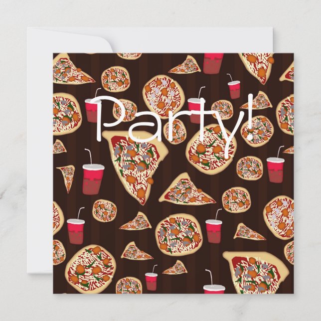 Invitation Pizzas (Devant)