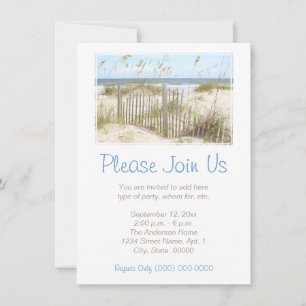 Invitation Plage