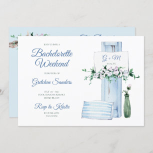 Invitation Plage Bachelorette Week-end Itinéraire