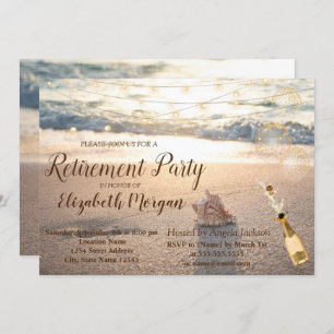 Invitation Plage, Coquillage, Retraite des vins