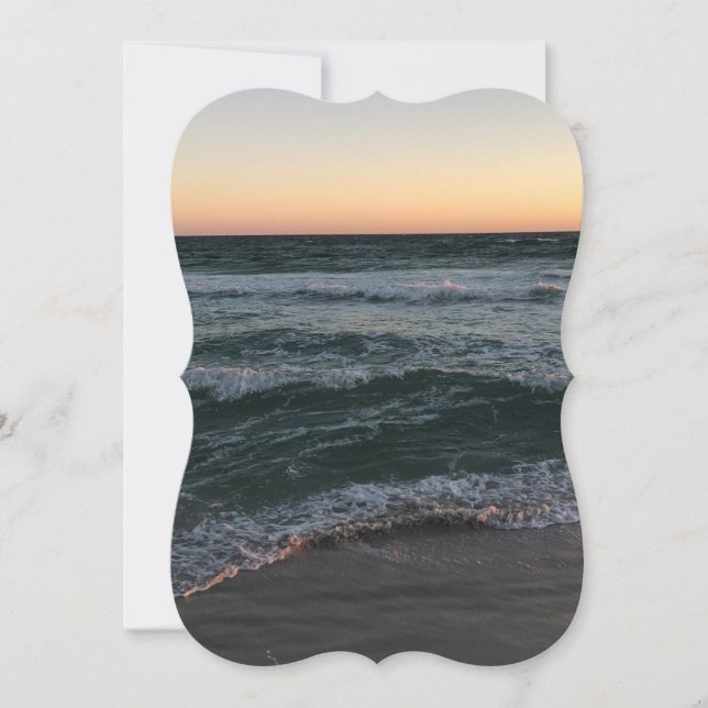 Invitation Plage de Floride (Devant)