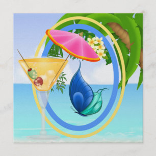 Invitation Plage paradisiaque