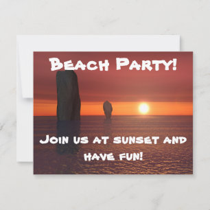 Invitation Plage Party !