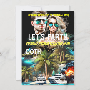 Invitation Plage poster film thriller yacht aventure adultes