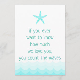Invitation Plage pour savoir combien de panneaux 5x7"
