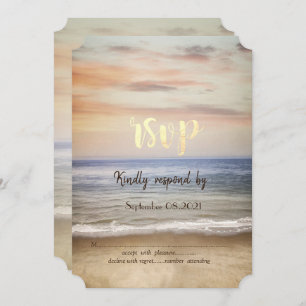 Invitation Plage Sand Sky RSVP