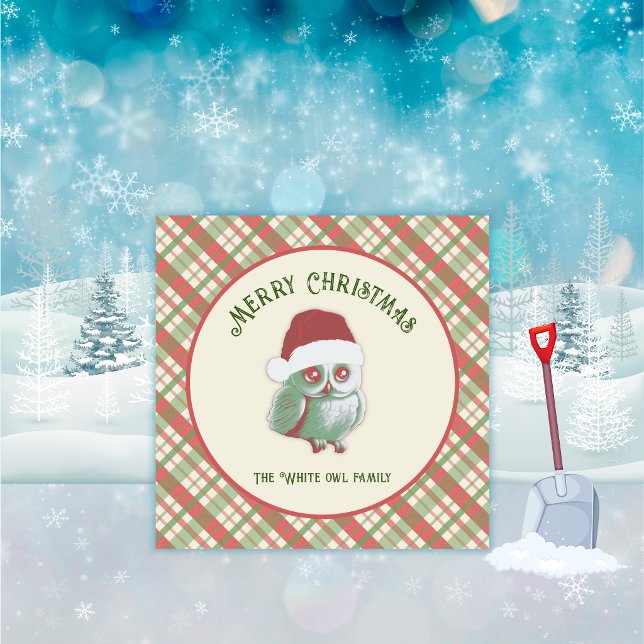 Invitation Plaid de Noël Intemporel (Timeless Christmas Plaid Invitation)