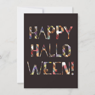 Invitation Plaid Joyeux Halloween