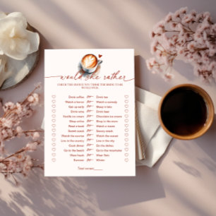 Invitation Plairait-Elle À La Fête des mariées De Café Jeu