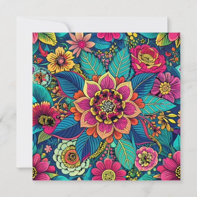 Invitation Plaisir Floral (Devant)