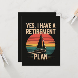 Invitation Plan de retraite Bateau à voile