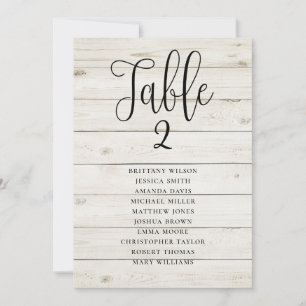 Invitation Plan de table de mariage rustique. Moderne campagn