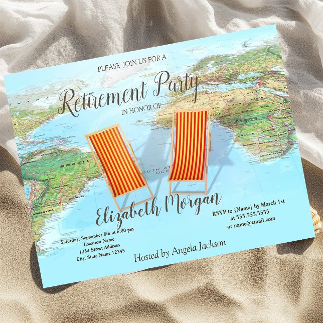 Invitation Plan du monde, Parti de retraite des chaises (Créateur téléchargé)