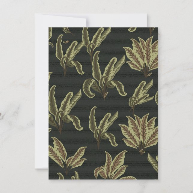 Invitation Plantes en pot vintage (Devant)