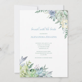 Invitation Plantes grasses