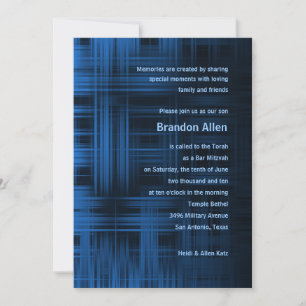 Invitation Plaqué moderne