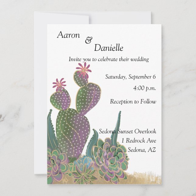 Invitation Plate (Devant)