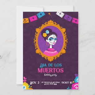 Invitation plate au jour des morts