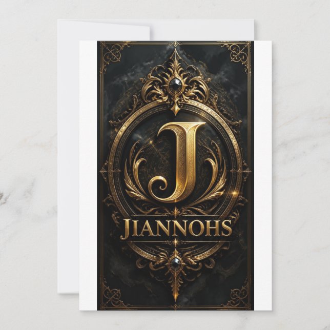 Invitation plate, taille: 127 mm x 178 mm, Papier: (Devant)