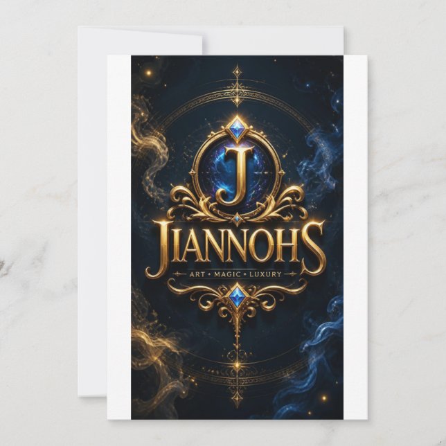 Invitation plate, taille: 127 mm x 178 mm, Papier: (Devant)