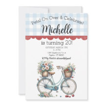 Invitation plate, taille: 13 cm x 18 cm, Papier: S