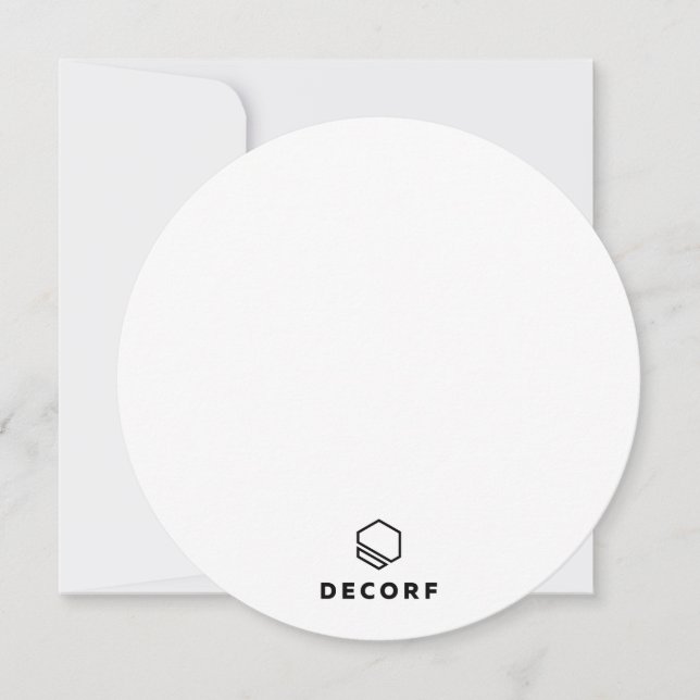  Invitation plate, taille : 5,25 po x 5,25 po, pap (Devant)