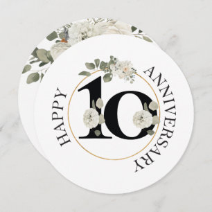 Invitation plate, taille : 5,25 po x 5,25 po, papi