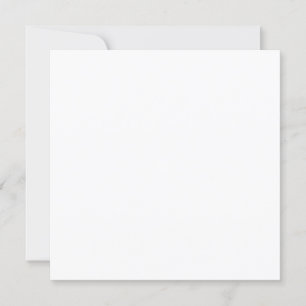 Invitation plate, taille: 5,25" x 5,25", Papier: S