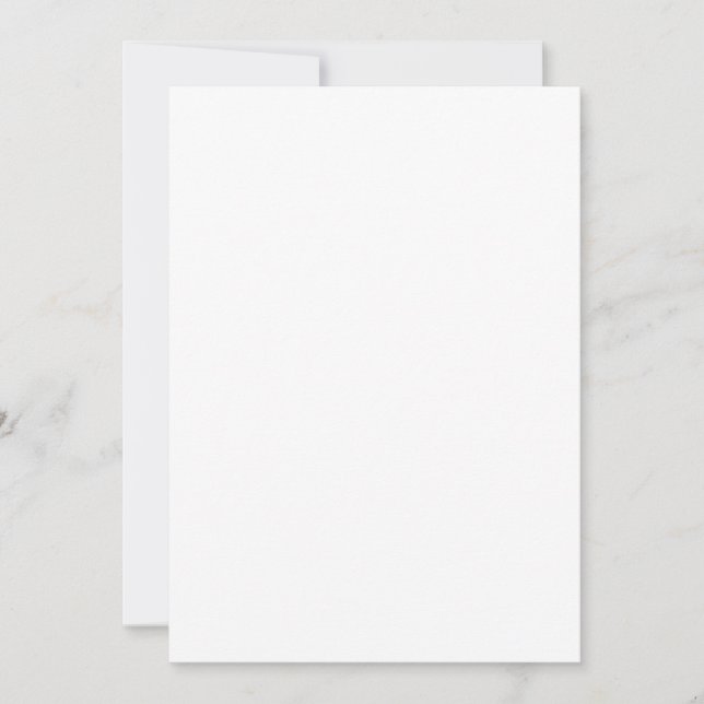 Invitation plate, Taille : 5" x 7", Papier : Matte (Devant)