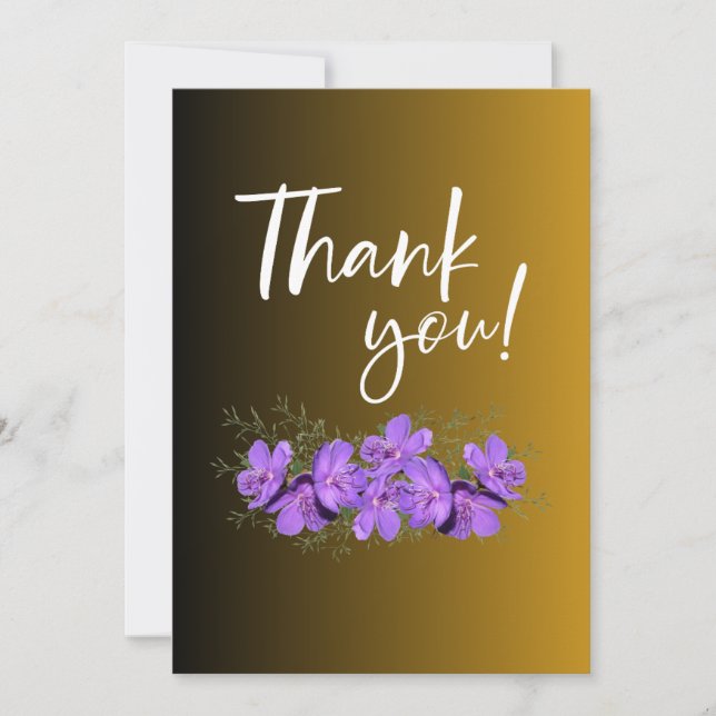 Invitation plate, Taille : 5" x 7", Papier : Matte (Devant)