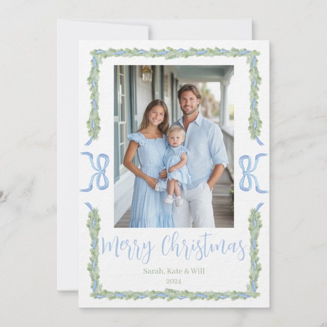 Invitation plate, Taille : 5" x 7", Papier : Matte (Devant)