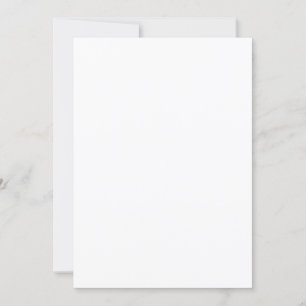 Invitation plate, taille: 5" x 7", Papier: Semi-br