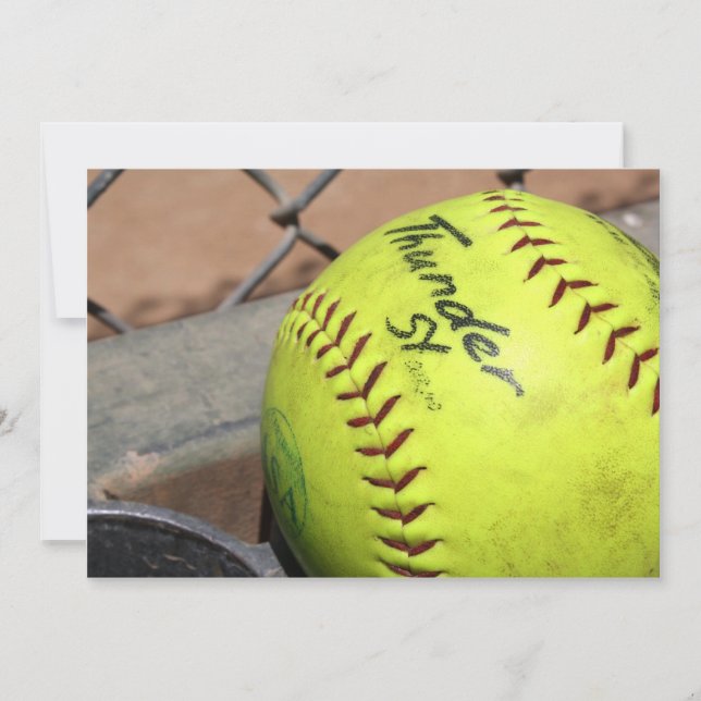 Invitation Play Ball! (Devant)