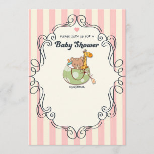 Invitation Please, join US sera à baby shower - Girl