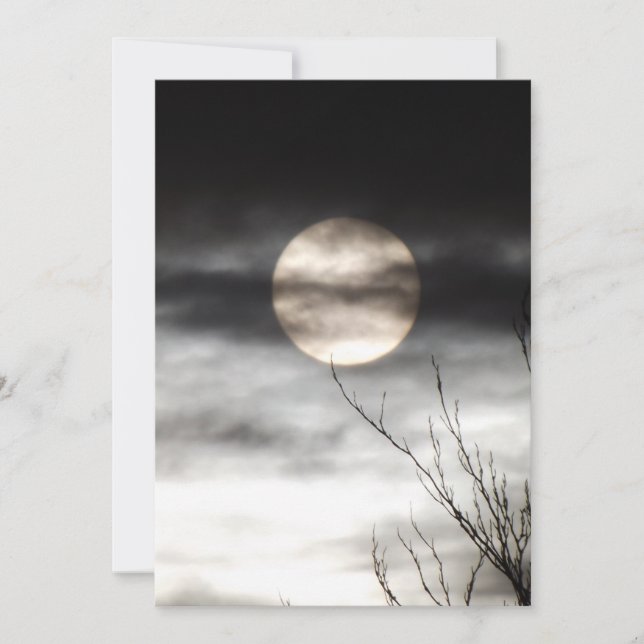 Invitation pleine lune (Devant)