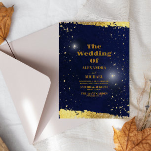 Invitation Pleine lune Sky Night sous les étoiles Mariage