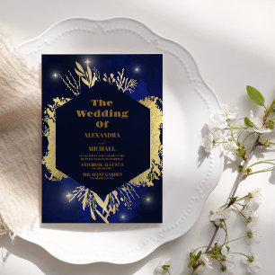 Invitation Pleine lune Sky Night sous les étoiles Mariage