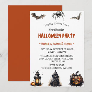 Invitation Pleine lune Spooktacular Halloween