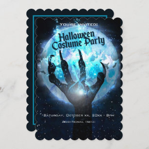Invitation Pleine lune Transformation Parti Halloween