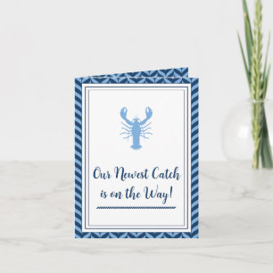 Invitation pliable pour Baby Shower sur le thème d