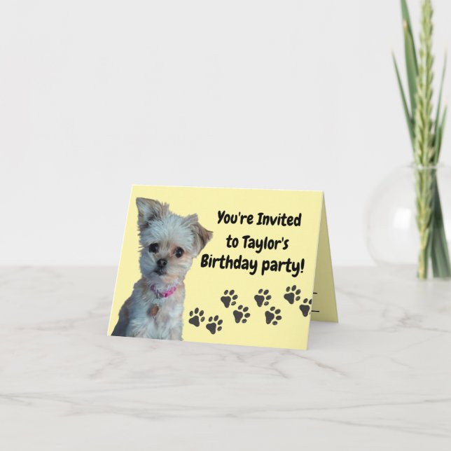 Invitation pliée (Devant)