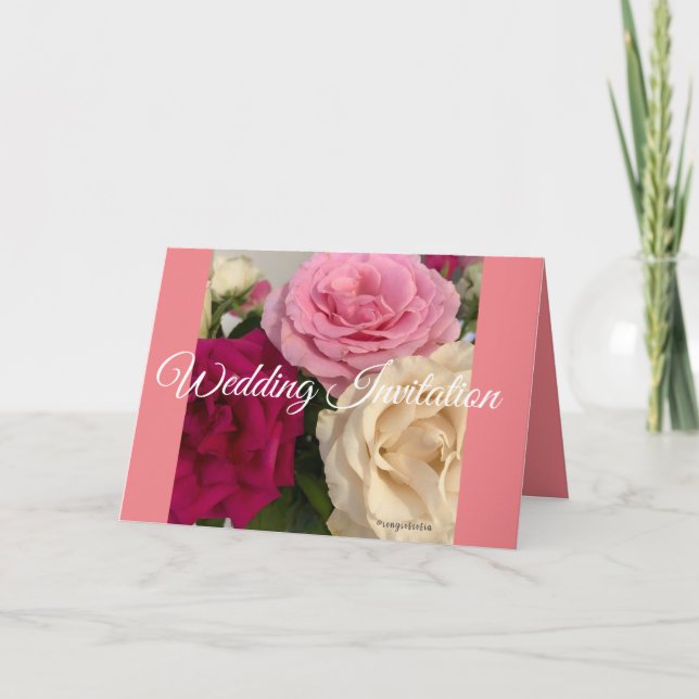 Invitation pliée (Devant)