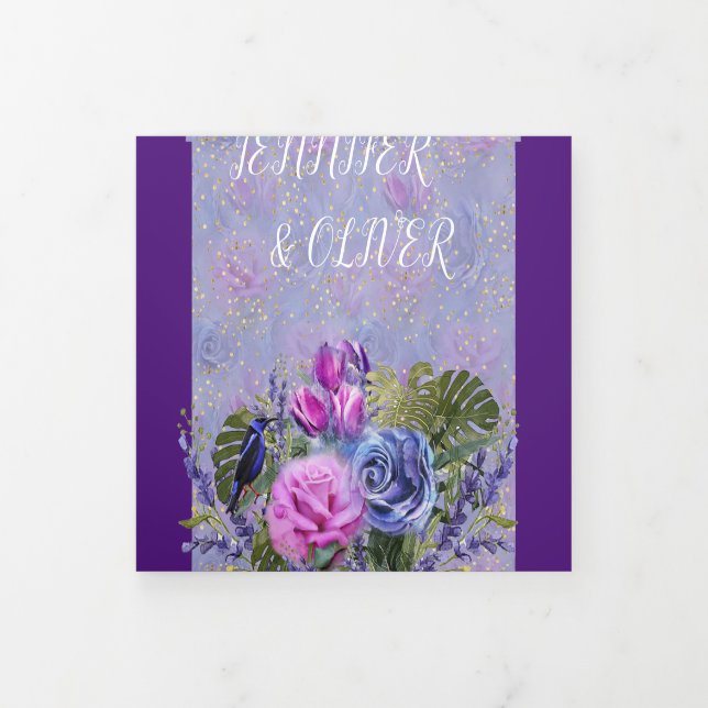 Invitation pliée à trois lettres (Protection)