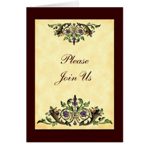 Invitation pliée par thanksgiving fait sur