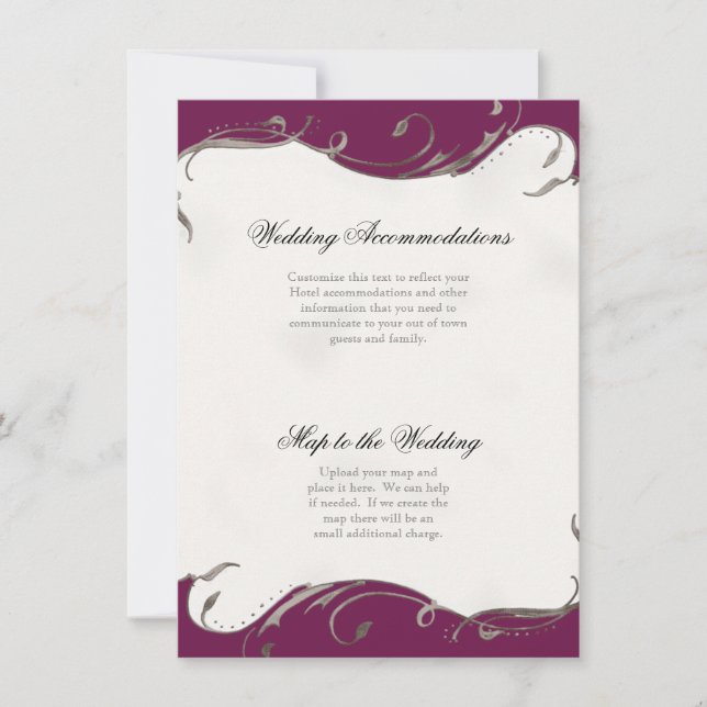 Invitation Plume de Peacock dans les torrents - Réception, Ca (Devant)